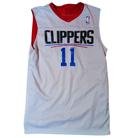 Small Los Angeles Clippers #11 Red White  NBA Jersey  By Augusta Sportswear - Picture 4 of 7